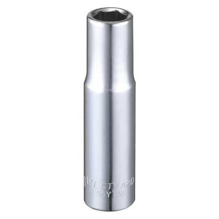 WESTWARD 53YT38 SOCKET 3/8 DRIVE SAE 3/8 SOCKET SZ