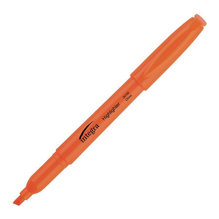 INTEGRA ITA36182 HIGHLIGHTER,PEN,CHISEL,FOE, PK12