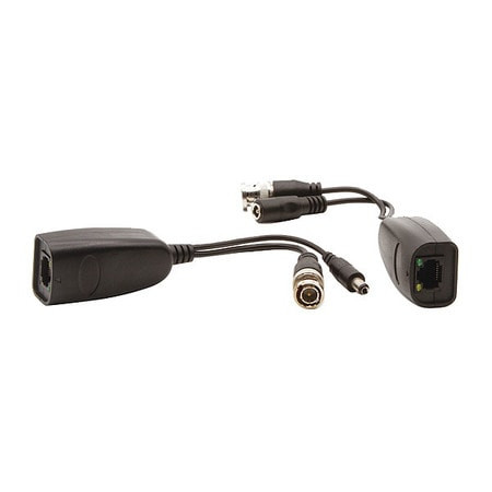 TRIPLETT HDB-PVRJ45PT2-1 VIDEO/POWER BALUN CAT5 CABLE BLACK PR