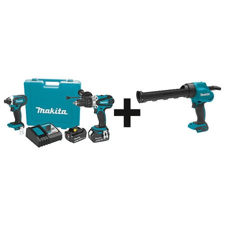 MAKITA XT263M + XGC01Z CORDLESS COMBINATION KIT,3 TOOLS,18V DC