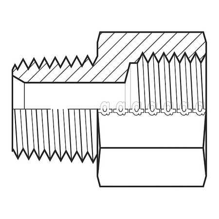 ADAPT-ALL 9037-0202 HOSE ADAPTER,1/8",NPT,1/8",BSPP