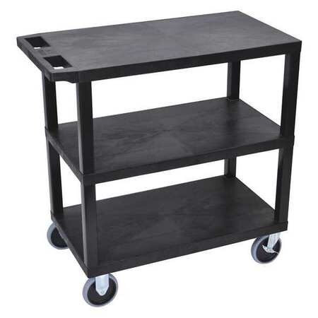 LUXOR EC222HD-B CARTS CARTS; CART TYPE: THREE FLAT SHELF
