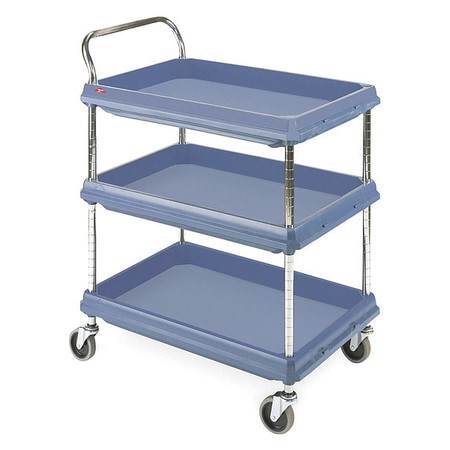 INSTOCK GRBC2636-3DMB LABORATORY UTILITY DEEP LEDGE CART BLUE