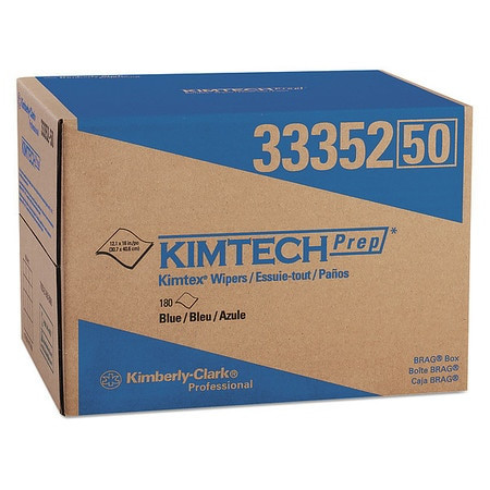 KIMTECH KCC 33352 WIPERS 12-7/64 X 16-5164 BLUE PK180