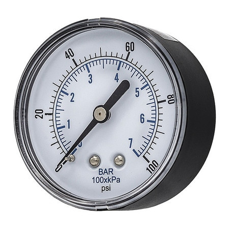 PIC GAUGES SEP-102D-254E-BSPT PRESSURE GAUGE NOMINAL 2-1/2 DIAL