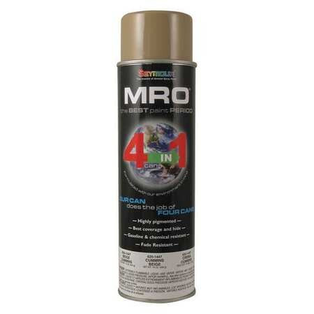 SEYMOUR MFG CO 620-1447 SPRAY PAINT CUMMINS BEIGE 16OZ. PK6