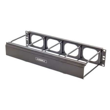 HUBBELL HM37C HORIZONTAL RING MANAGER 5.16 IN H STEEL