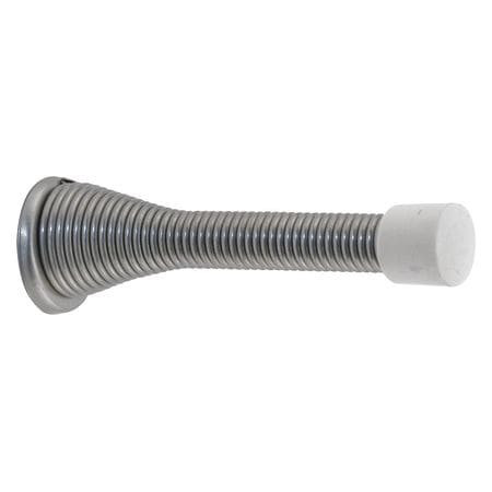 PRIME LINE PRODUCTS MP10115 SPRING DOOR STOPS 3 SATIN NICKL H/D PK5