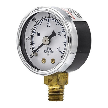 PIC GAUGES 101D-158K PRESSURE GAUGE NOMINAL 1-1/2 DIAL