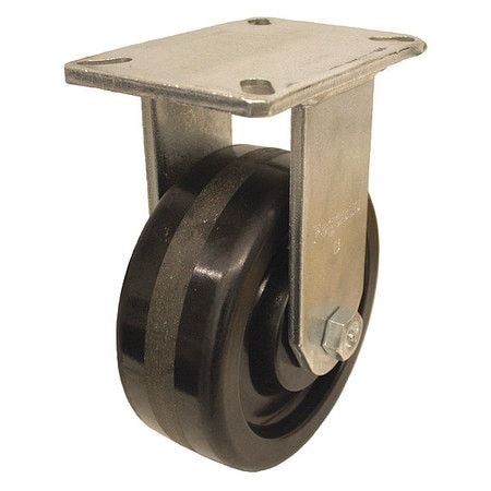 GRAINGER GLOBAL SOURCING P27R-PH060R-18 KINGPINLESS PLATE CASTER RIGID 2000 LB.