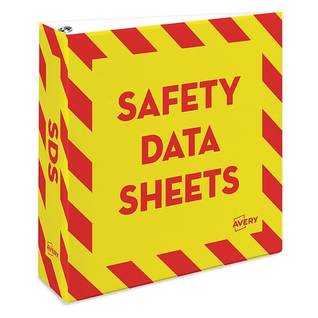 AVERY 7771118952 HEAVY-DUTY INDUSTRIAL SDS BINDER 3 ONE-