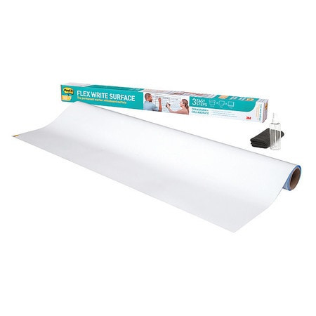 3M OFFICE SUPPLIES (OFSD) FWS6X4 DRY ERASE SHEET,NON-MAGNETIC,72" H