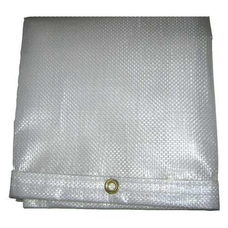 M MAURITZON & CO INC. TTS-20000-1012 TARP WHITE 10 X 12 FT CUT SIZE