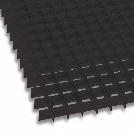 AMERICAN LOUVER COMPANY ALUMBLK-2448-2PK EGGCRATE ALUMINUM BLACK PK2
