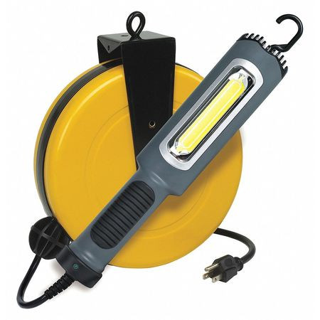 LUMAPRO 436H01 CORD REEL W/LAMP LED 30FT 18AWG 120VAC