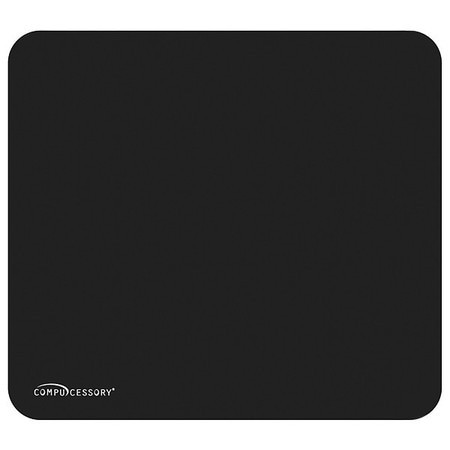 COMPUCESSORY CCS23617 SMOOTH CLOTH NONSKID MOUSE PADS BLACK