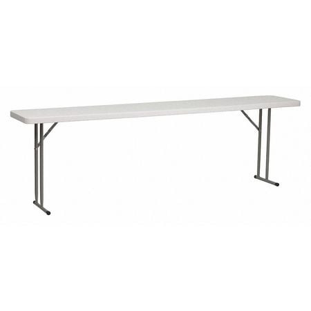 FLASH FURNITURE RB-1896-GG FOLD TRAINING TABLE WHITE 18 X96