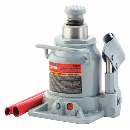 PRO-LIFT B-S20D BOTTLE JACK SHORTY HYDRAULIC 20 TONS