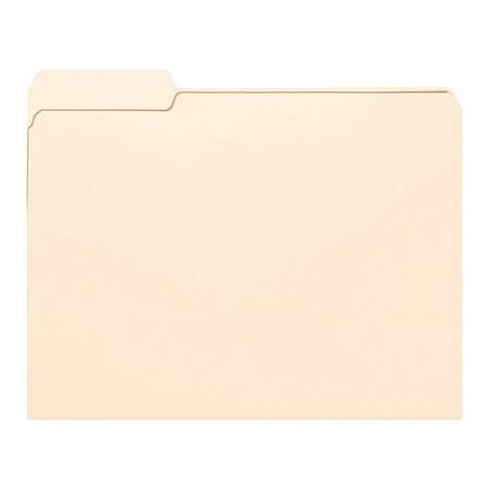 NATURE SAVER NAT00836 MANILA FILE FOLDER LETTER 1/3CUT PK100
