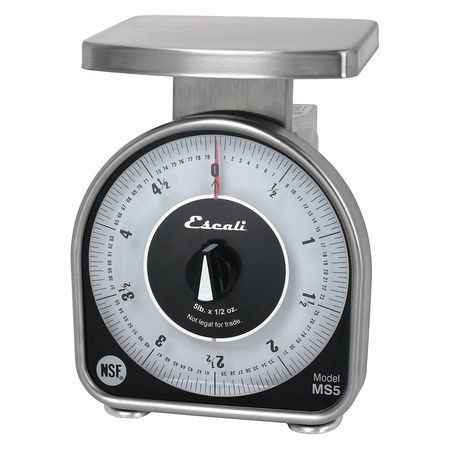 ESCALI SCMDL5 SCALE,MECHANICAL DIAL,NSF,5 LB./80OZ.