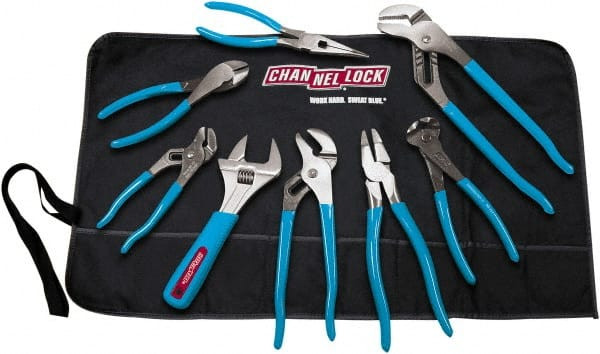 CHANNELLOCK TOOL ROLL-8 8 PIECE PLIER SET
