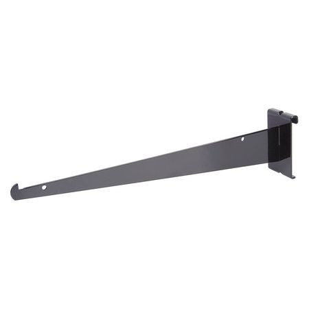 ECONO BLK/14KB 14"" SHELF BRACKET - SEMI-GLOSS BLACK