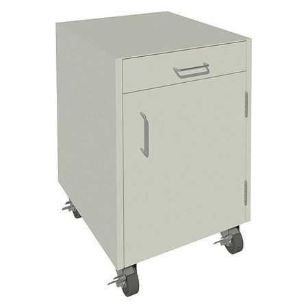INSTOCK GRJTP1068-18 MOBILE CABINET 27-1/4 H PEARL WHITE