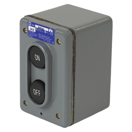 SCHNEIDER ELECTRIC 9001BW256 PUSH-BUTTONCONTROLSTATION:MAINTAINED,NO/