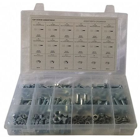 GRAINGER GLOBAL SOURCING CPS2NE66GR SCREW/NUT/WASHER ASSORTMENT METRIC