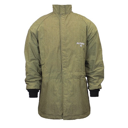 ARCGUARD C04NPQHLTD2X32 FLAME-RESISTANT JACKET GREEN 2XL