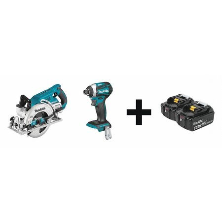 MAKITA XSR01Z - XDT14Z + BL1840B-2 CORDLESS COMBINATION KIT,18.0V,2 TOOLS
