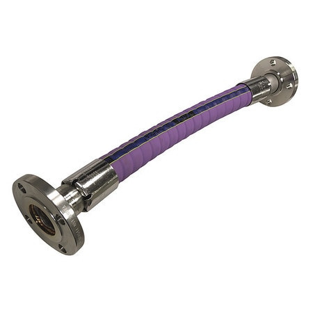 EATON H052324-PUR-10-SS-FF CHEMICAL HOSE 1-1/2 ID X 10 FT. PURPLE