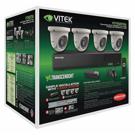 VITEK VT-TH2KT86TA-2 DIGITAL VIDEO RECORDER KIT,FIXED TYPE
