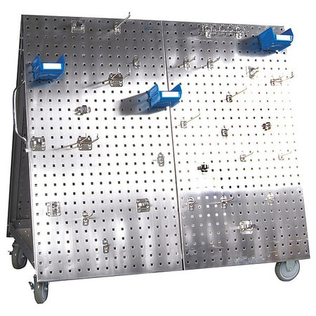 STAINLESS STEEL LOCBOARD LBC-4SSH AFRM PGBRD TRK KT,48INX46INX27IN,SQR