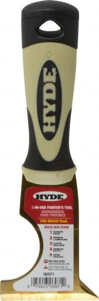 HYDE TOOLS 06971 2-1/2" WIDE BRASS MULTI-PURPOSE KNIFE