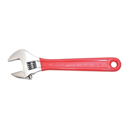 MAXPOWER 00602 WRENCH,ADJUSTABLE,CHROME,RED-DIPPED,8"