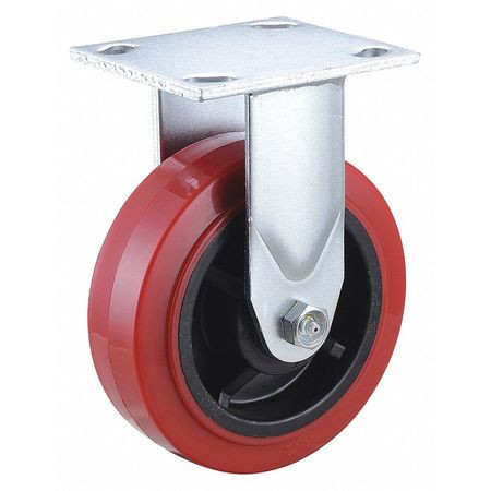 GRAINGER GLOBAL SOURCING 400K55 STANDARD PLATE CASTER RIGID 800 LB.