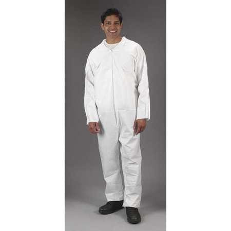 MICROMAX 364153 COVERALLS,OPEN WRIST AND ANKLES,L,PK25
