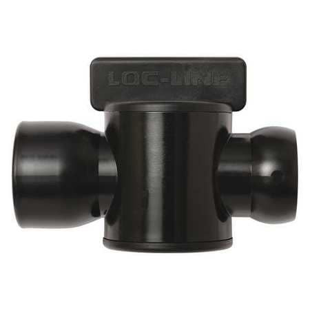 LOC-LINE 69557-BLK FEMALE NPT VALVE BLACK 3/4 PK10