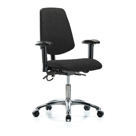BLUE RIDGE ERGONOMICS BR-ESD-FDHCH-MB-CR-T0-A1-EC-ESDBLK FAB ESD CHR,DESK,MD BK,AA,CSTRS,BLK