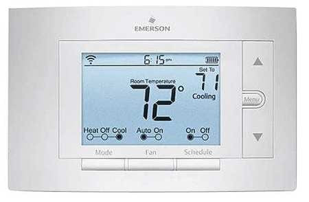 EMERSON 1F87U-42WF LOW VOLTAGE WI-FI THERMOSTAT 5-1/2 H