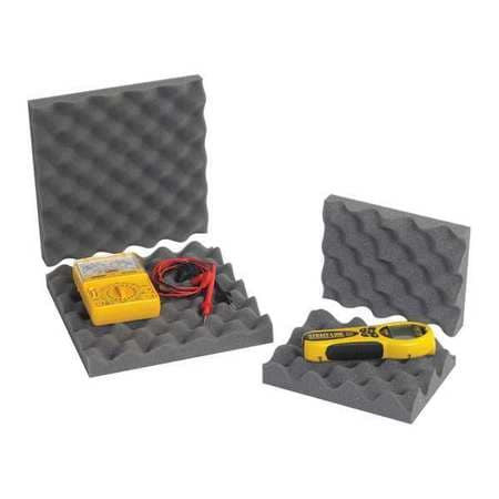 PARTNERS BRAND FCSC24242 CONVOLUTED FOAM SETS,24X24X2",PK6, POLYU