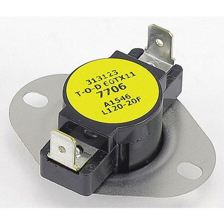 YORK S1-025-26392-704 AUTO SWITCH,120 DEG./100 DEG. F,SPST