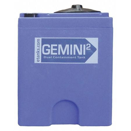 PEABODY ENGINEERING 01-29333 SQUARE TANK BLUE LDPE SD 1.5 20 GAL