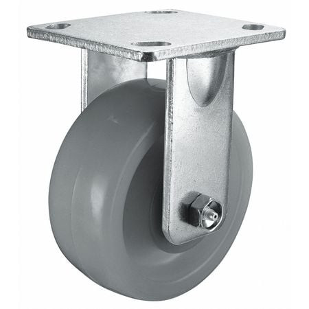 GRAINGER GLOBAL SOURCING P25R-N040K-14-001 KINGPINLESS PLATE CASTER RIGID 350 LB.