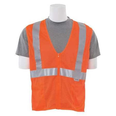 ERB INDUSTRIES 14636 SAFETY VEST, AWARE WEAR HIGH VISIBILITY 