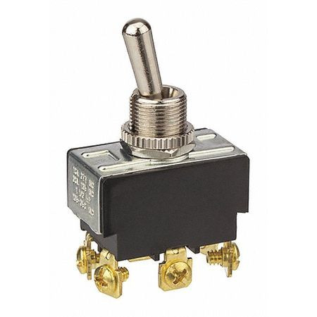 NSI INDUSTRIES 78270TS TOGGLE SWITCH BAT DPDT ON-ON SCREW TERM