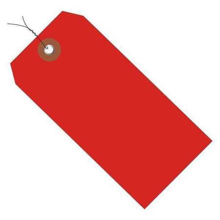 PARTNERS BRAND G26063W WIREDPLASTICSHPNGTAG,6-1/4"X3-1/8",PK100