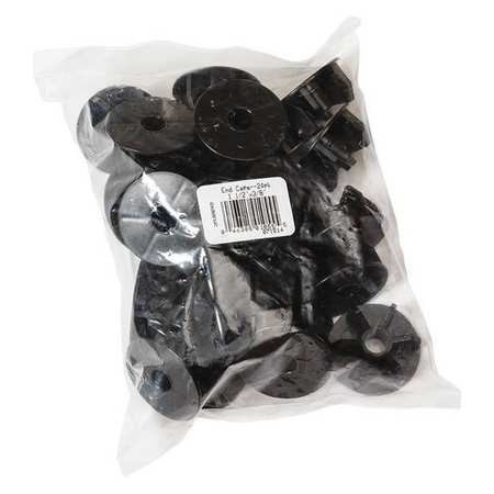 SEYMOUR MFG CO SA30048 END CAPS POLYPROPYLENE 3/8 DIA. PK24