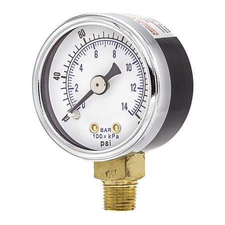 PIC GAUGES 101D-158G PRESSURE GAUGE NOMINAL 1-1/2 DIAL